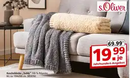 Segmüller S.oliver kuscheldecke teddy Angebot