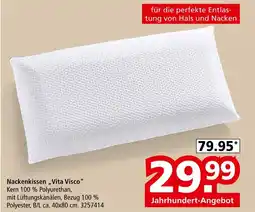 Segmüller Nackenkissen „vita visco“ Angebot