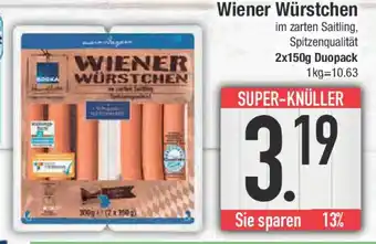 E-Center Wiener Würstchen Angebot