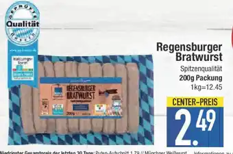 E-Center Regensburger Bratwurst Spitzenqualität Angebot