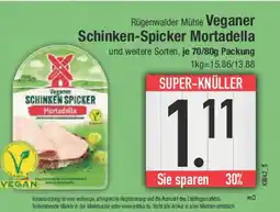 E-Center Veganer Schinken-Spicker Mortadella Angebot