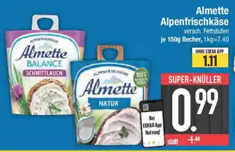 E-Center Almette Alpenfrischkäse Angebot
