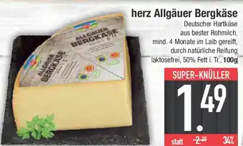 E-Center herz Allgäuer Bergkäse Angebot