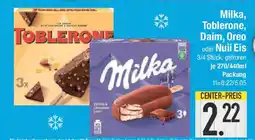E-Center Milka, Toblerone, Daim, Oreo oder Nuii Eis Angebot