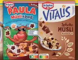 E-Center Dr. Oetker Vitalis Müsli oder Paula Müslispaẞ Angebot