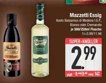 E-Center Mazzetti Essig Angebot