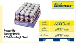 METRO Power Up Energy Drink Angebot