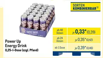 METRO Power Up Energy Drink Angebot
