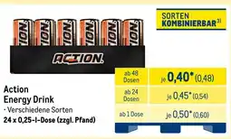 METRO Action Energy Drink Angebot
