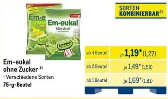 METRO Em-eukal ohne Zucker Angebot
