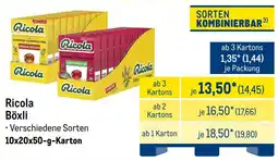 METRO Ricola Böxli Angebot