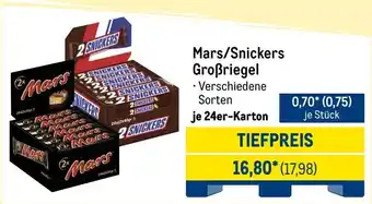 METRO Mars/Snickers Großriegel Angebot
