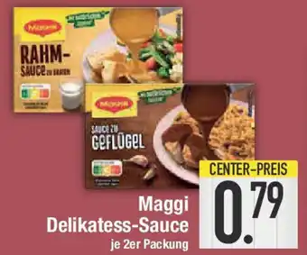 E-Center Maggi Delikatess-Sauce je 2er Packung Angebot
