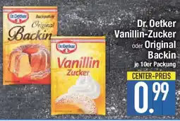 E-Center Dr. Oetker Vanillin-Zucker oder Original Backin Angebot