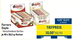 METRO Ferrero Duplo ⚫ Verschiedene Sorten Angebot