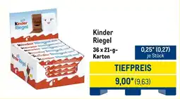 METRO Kinder Riegel Angebot