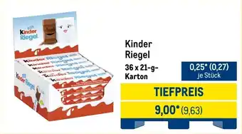 METRO Kinder Riegel Angebot
