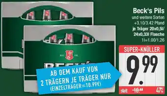 E-Center Beck's Pils Angebot