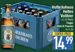 E-Center Hofbräuhaus Helles Vollbier Angebot