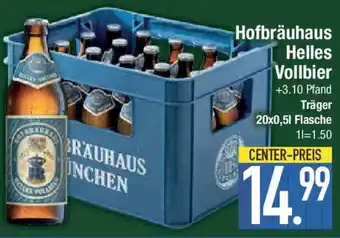 E-Center Hofbräuhaus Helles Vollbier Angebot