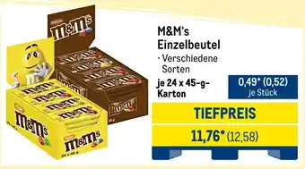 METRO M&M's Einzelbeutel Angebot