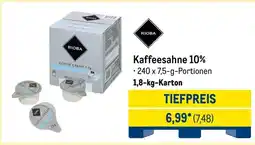 METRO RIOBA Kaffeesahne 10% Angebot