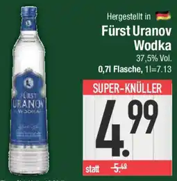 E-Center Fürst Uranov Wodka Angebot