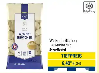 METRO METRO Chef Weizenbrötchen Angebot