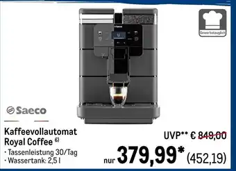 METRO Saeco Kaffeevollautomat Royal Coffee Angebot