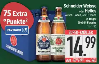 E-Center Schneider Weisse oder Helles Angebot