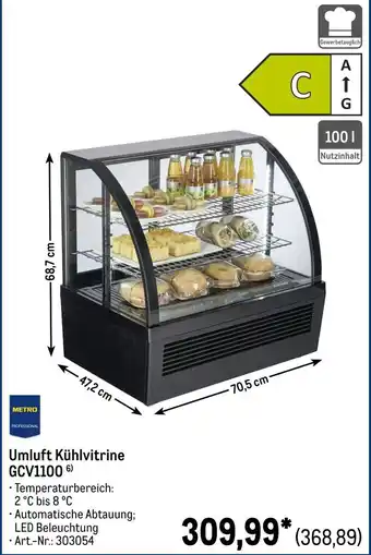 METRO METRO PROFESSIONAL Umluft Kühlvitrine GCV1100 Angebot