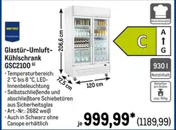 METRO METRO PROFESSIONAL Glastür-Umluft- Kühlschrank GSC2100 Angebot