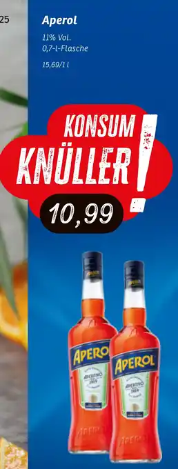 KONSUM Aperol Angebot