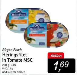 KONSUM Rügen Fisch Heringsfilet Angebot