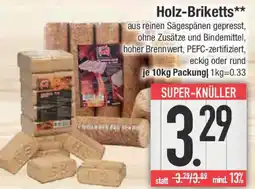 E-Center Holz-Briketts Angebot