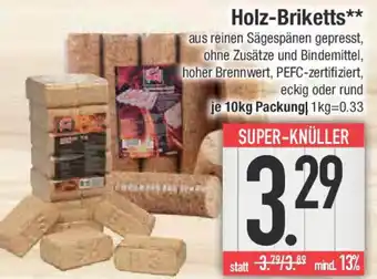 E-Center Holz-Briketts Angebot