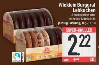 E-Center Wicklein Burggraf Lebkuchen Angebot