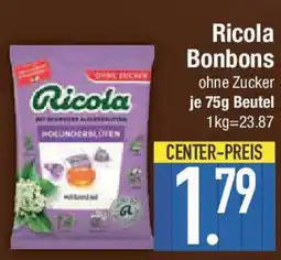 E-Center Ricola Bonbons ohne Zucker Angebot