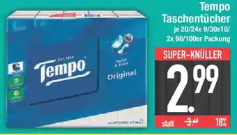 E-Center Tempo Taschentücher Angebot