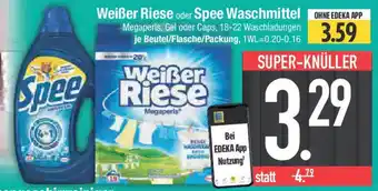 E-Center Weißer Riese oder Spee Waschmittel Angebot