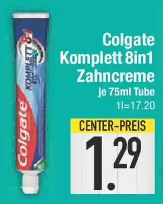 E-Center Colgate Komplett 8in1 Zahncreme Angebot
