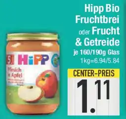 E-Center Hipp Bio Fruchtbrei oder Frucht & Getreide Angebot