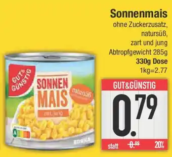 E-Center Sonnenmais Angebot