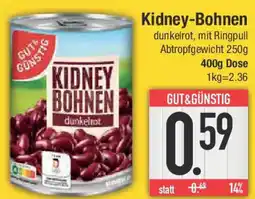 E-Center GUT&GUNSTIG Kidney-Bohnen Angebot