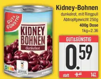 E-Center GUT&GUNSTIG Kidney-Bohnen Angebot