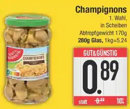 E-Center GUT&GUNSTIG Champignons Angebot
