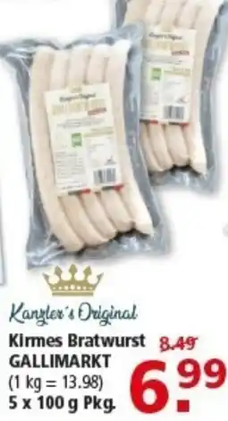 Multi Markt Kangler's Original Kirmes Bratwurst GALLIMARKT Angebot
