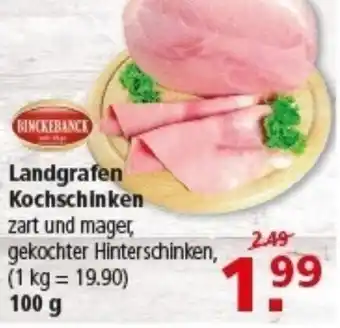 Multi Markt BINCKERANCE Landgrafen Kochschinken Angebot