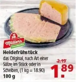 Multi Markt Müller's Heidefrühstück Angebot