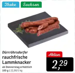KONSUM Dürrröhrsdorfer rauchfrische Lammknacker Angebot